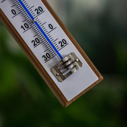 Termómetro de ambiente com escala branca (de -30°C a +50°C) 20 cm - 4