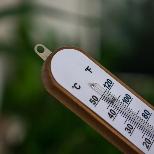 Termómetro de ambiente com escala branca (de -30°C a +50°C) 20 cm - 5
