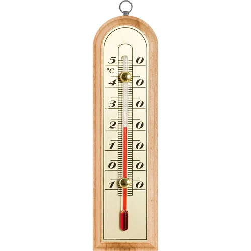 Termómetro de ambiente com escala dourada (-10°C a +50°C) 16 cm