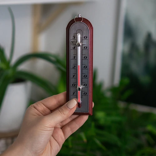 Termómetro de ambiente com escala prateada (-10°C a +50°C) 16 cm (sortido) - 4