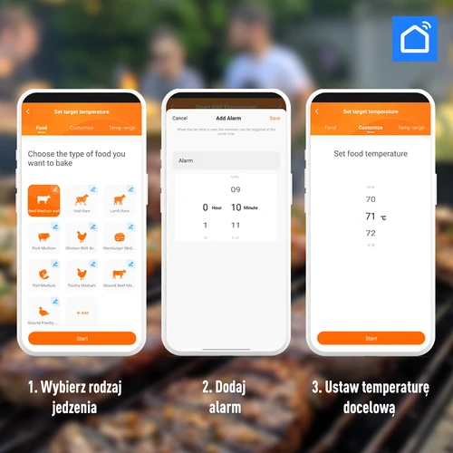 Termómetro de cozinha com Bluetooth, 2 sondas - 10