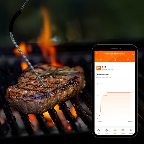 Termómetro de cozinha com Bluetooth, 2 sondas - 13