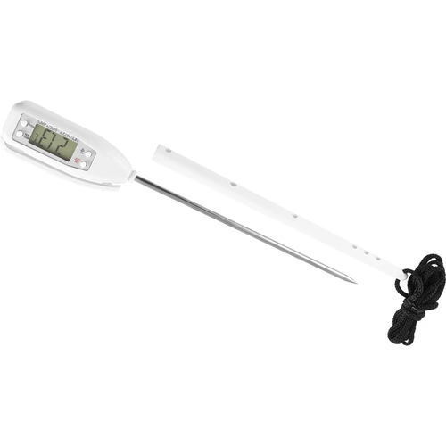 Termómetro de cozinha eletrónico (-50°C a +300°C) com estojo, branco