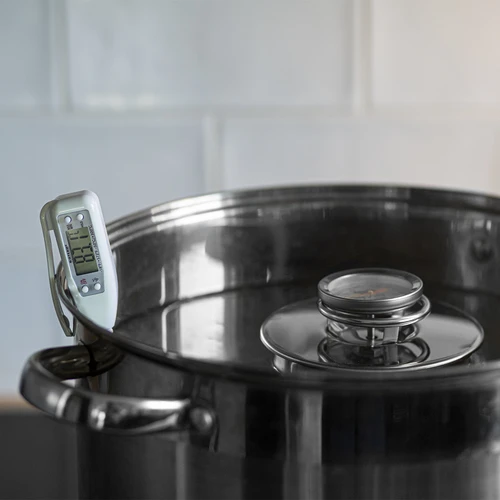 Termómetro de cozinha eletrónico (-50°C a +300°C) com estojo, branco - 3