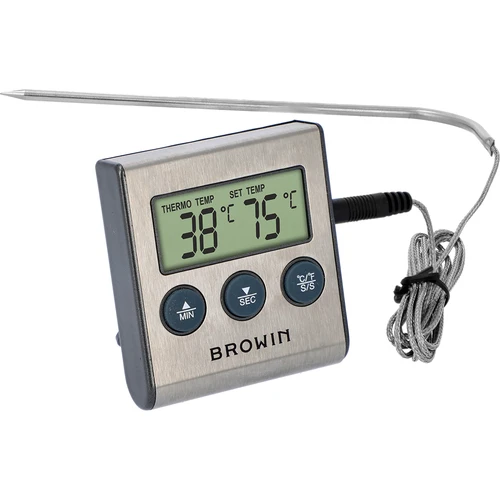 Termómetro de cozinha eletrónico com sonda (0°C a 250°C)