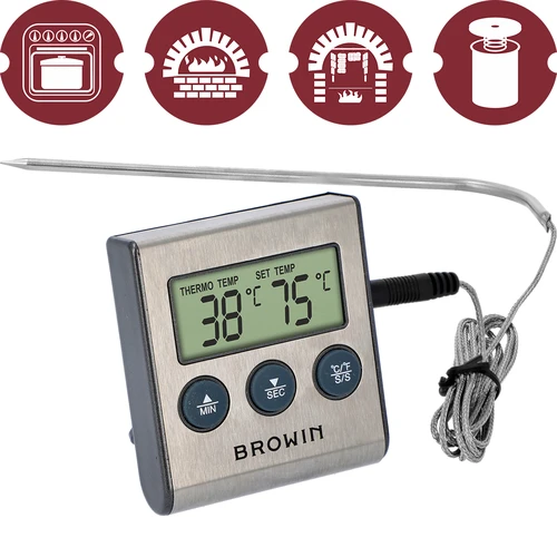 Termómetro de cozinha eletrónico com sonda (0°C a 250°C) - 2