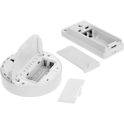 Termómetro eletrónico da marca Soens - com sensor externo, redondo branco - 4