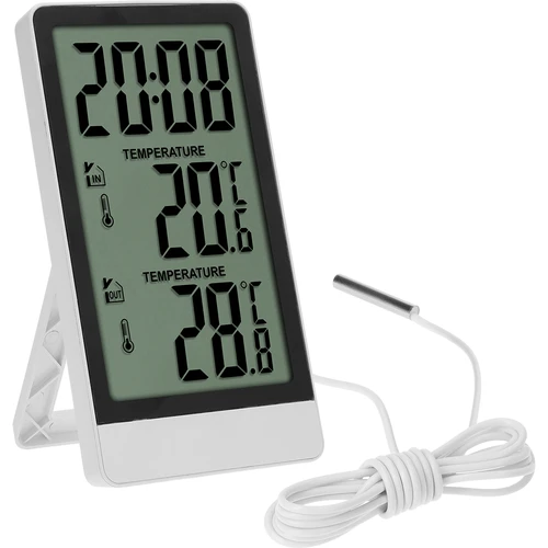 Termómetro eletrónico da marca Soens – com sonda, branco
