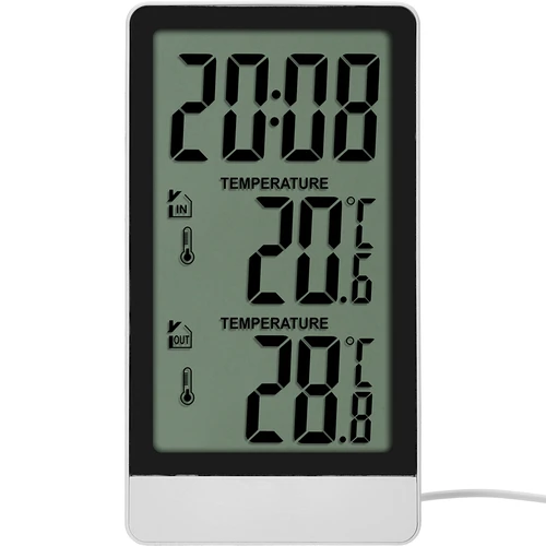 Termómetro eletrónico da marca Soens – com sonda, branco - 2