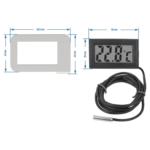 Termómetro eletrónico em moldura - para destiladores (-50 °C a +110 °C) - 3
