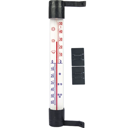 Termómetro exterior antracite (-60°C a +50°C) 23 cm