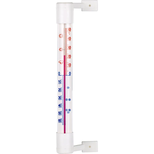 Termómetro exterior branco (de -50°C a +50°C) 18 cm