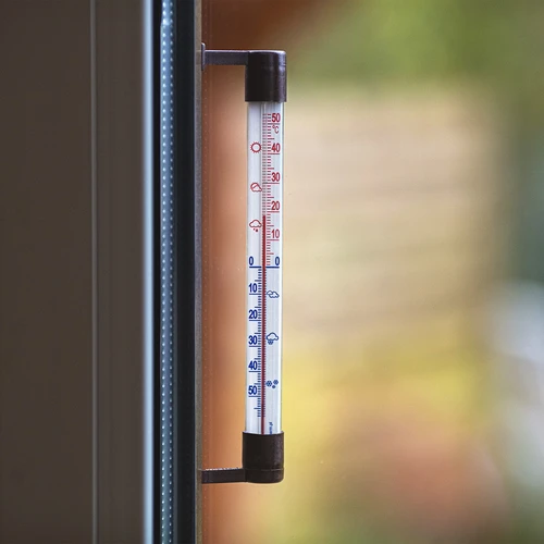Termómetro exterior castanho (-50°C a +50°C) 22 cm - 6