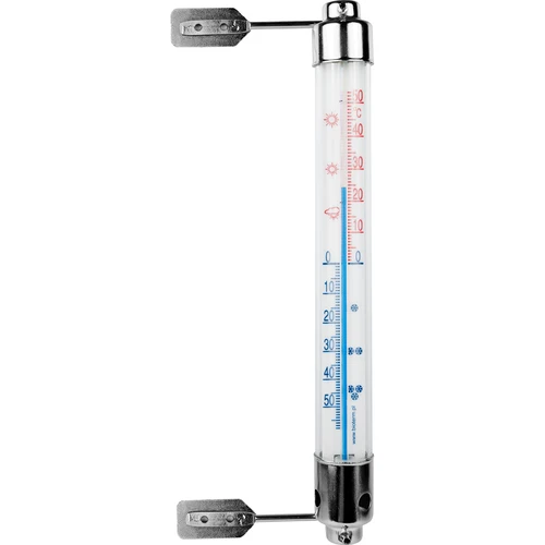 Termómetro exterior com estrutura metálica (-50°C a +50°C) 20 cm