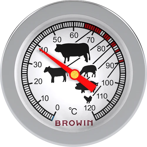 Termómetro para assar carnes (0°C a +120°C) 12,5 cm - 7