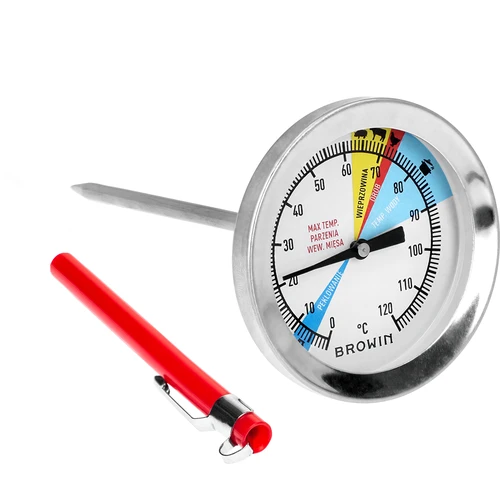 Termómetro para cozedor de fiambre 0,8 kg (0°C a +120°C) 9,0 cm