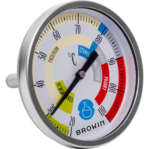 Termómetro para destilação (20°C a 110°C) 5,5 cm