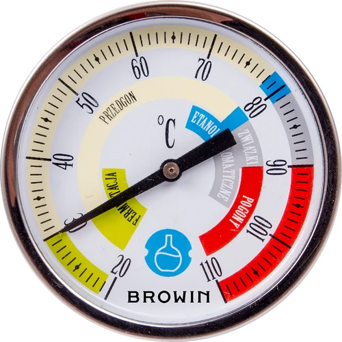 Termómetro para destilação (20°C a 110°C) 5,5 cm - 2