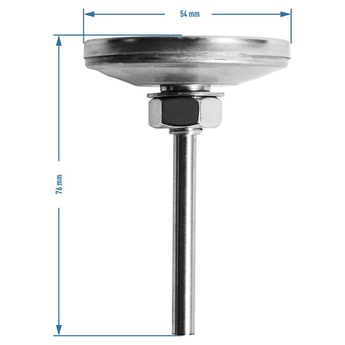 Termómetro para Fumador e BBQ (0°C a +250°C) 5,2 cm - 8
