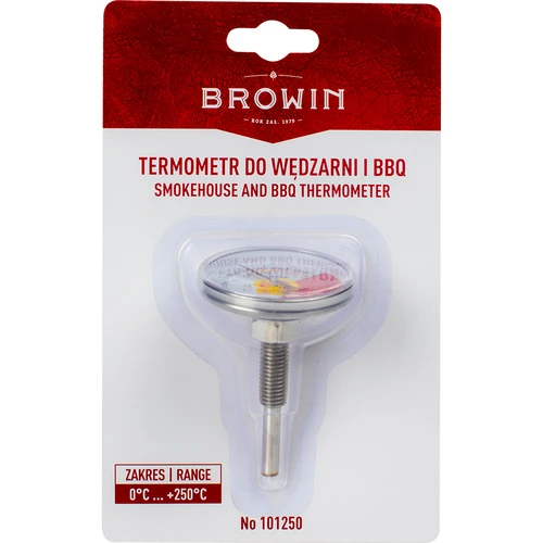 Termómetro para fumador e BBQ (0°C a +250°C) 6,0 cm - 6