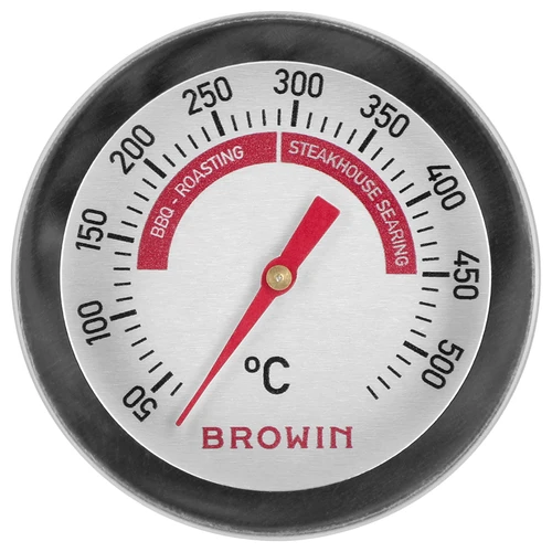 Termómetro para grelhador e BBQ, de 50 a +500°C, bimetálico, 5,3cm - 2