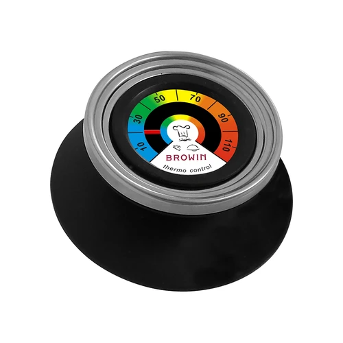 Termómetro-puxador para tampa (0°C a +120°C) Ø8,5cm