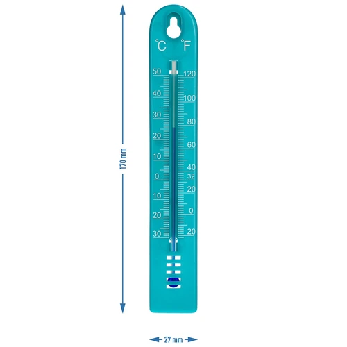 Termómetro universal (-30 a +50°C), 17 cm, azul - 4