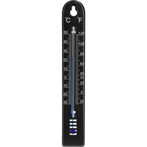 Termómetro universal (-30 a +50°C), 17 cm, preto