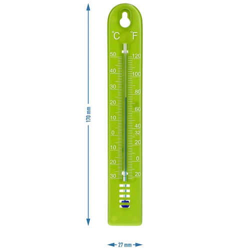 Termómetro universal (-30 a +50°C), 17 cm, verde - 4