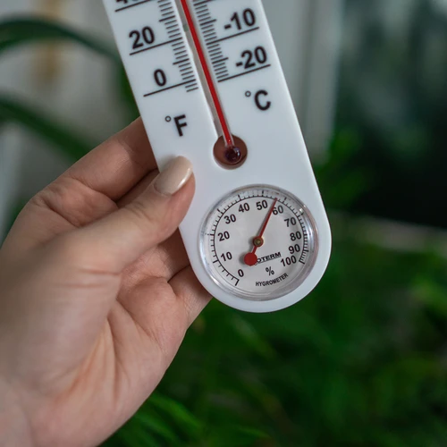 Termómetro universal branco com higrómetro (-20°C a +50°C) 25 cm - 4