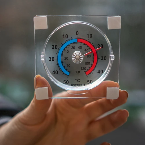 Termómetro universal transparente, autocolante (-50°C a +50°C) - 4