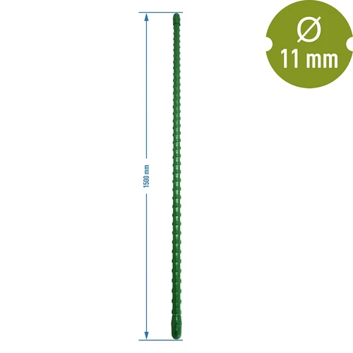 Tutor de aço revestido a PE 1,5 m x 11 mm - 2
