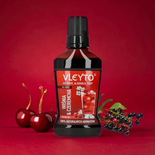 VLEYTO Ginja & Cereja-brava – essência com aromas naturais, 250 ml - 4