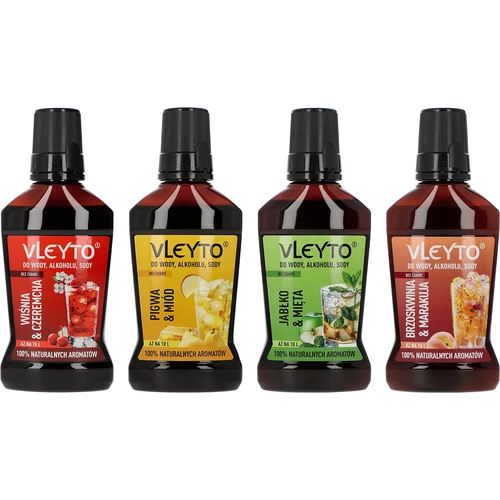 VLEYTO Marmelo & Mel – essência de sabor com aromas naturais, 250 ml - 10