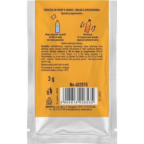 Vsypto Apfel-Pfirsich – Set 15 x 3 g - 6