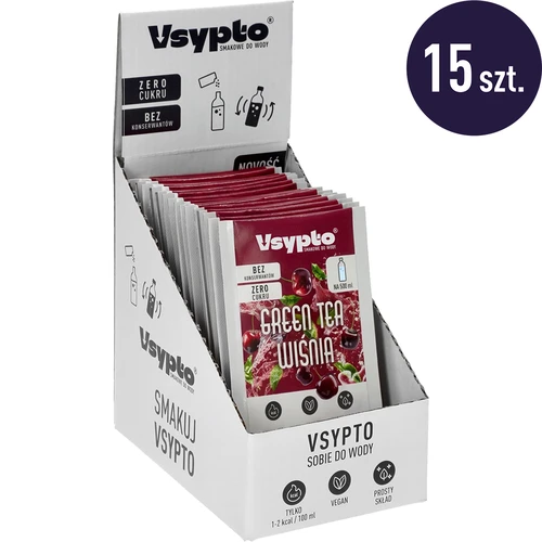 VSYPTO com sabor a Chá Verde e Cereja, 3 g - 10