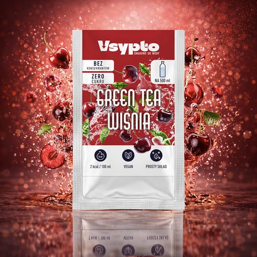 VSYPTO com sabor a Chá Verde e Cereja, 3 g - 5
