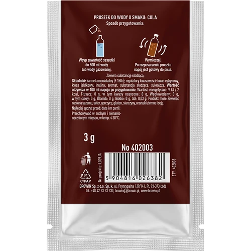VSYPTO com sabor a cola, 3 g - 3