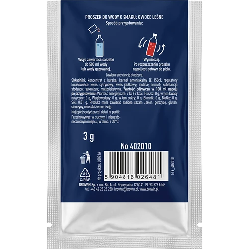 VSYPTO com sabor a frutos silvestres, 3 g - 3