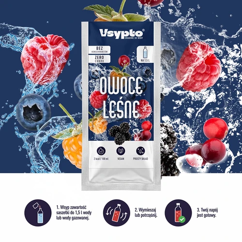 VSYPTO com sabor a frutos silvestres, 9 g - 6