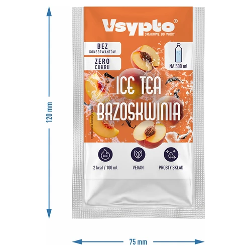 VSYPTO com sabor a Ice Tea Pêssego, 3 g - 4