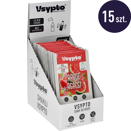 VSYPTO com sabor a Melancia e Groselha-Espim, 3 g - 10