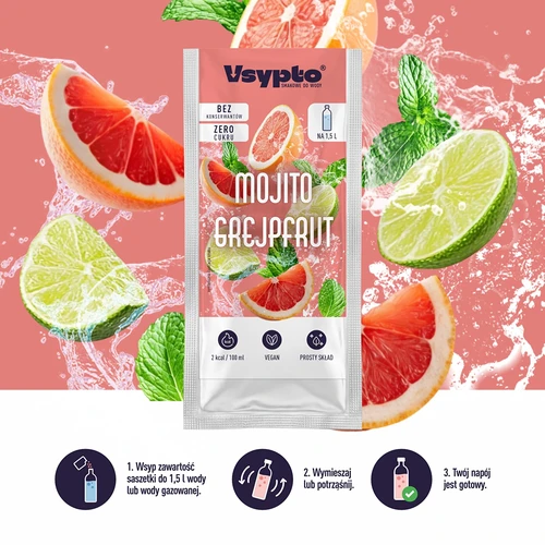 VSYPTO com sabor a Mojito Toranja, 9 g - 6