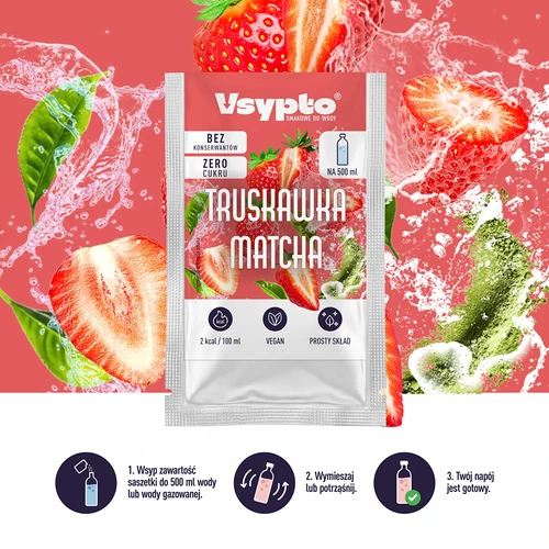 VSYPTO com sabor a Morango e Matcha, 3 g - 6