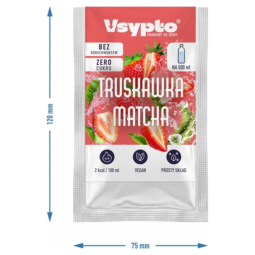 VSYPTO com sabor a Morango e Matcha, 3 g - 4