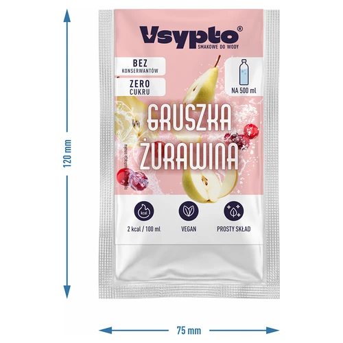 VSYPTO com sabor a Pera & Oxicoco, 3 g - 4