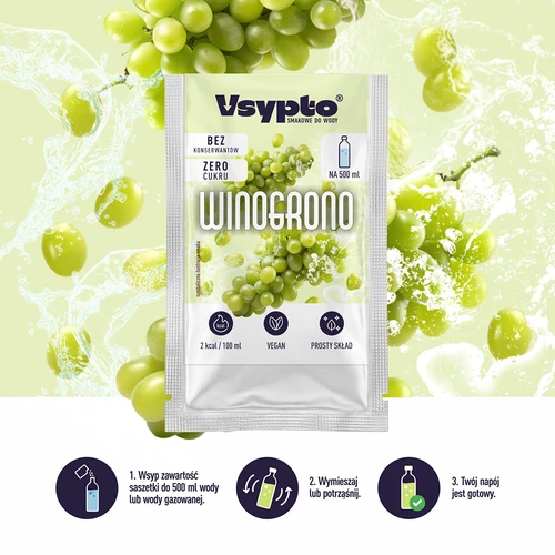 VSYPTO com sabor a uva, 3 g - 6