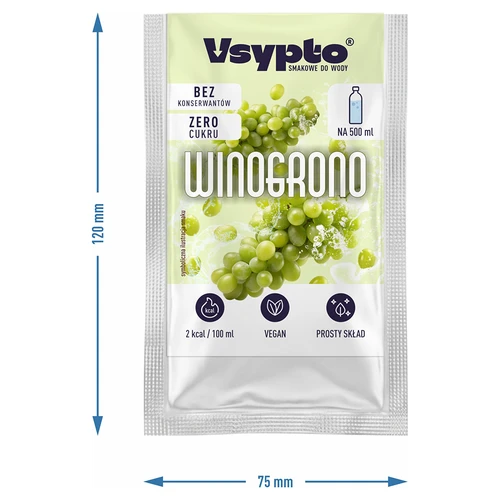 VSYPTO com sabor a uva, 3 g - 4