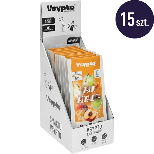 Vsypto Maçã Pêssego - conjunto 15x9 g - 2