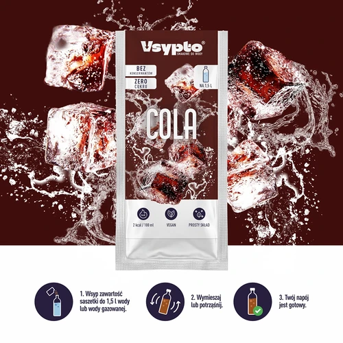 Vsypto sabor cola - pó saborizante para água, 9 g - 6